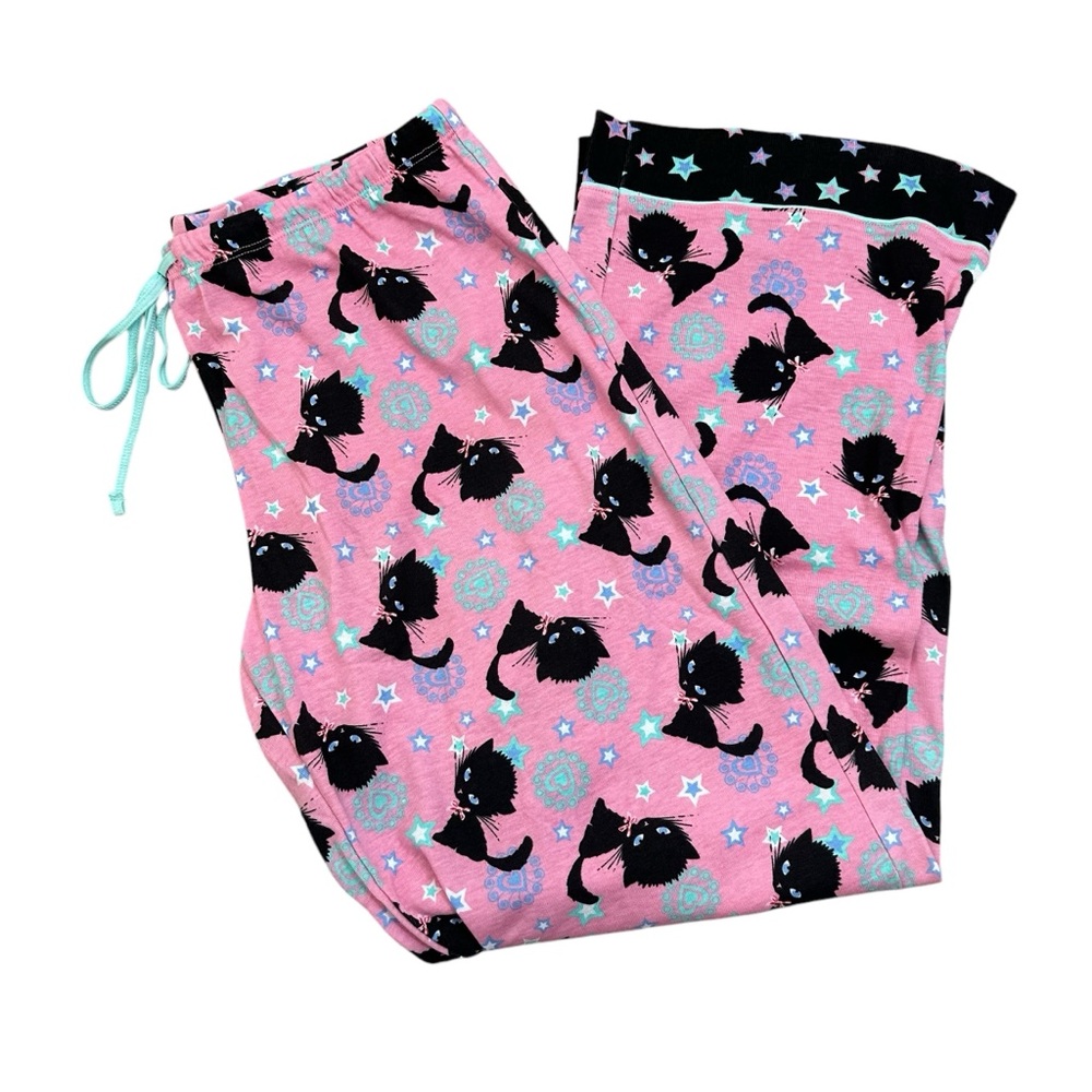 St. Eve Sassy Kitty Cat Pajama Pants Size M